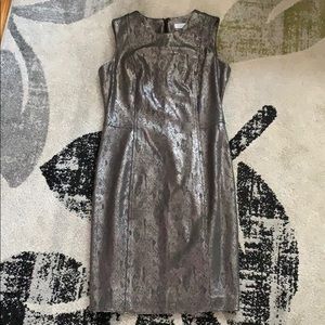 Calvin Klein Metallic Dress Size 6P